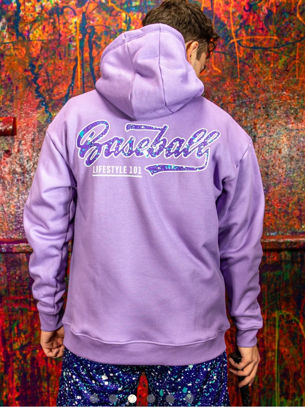 NWOT - Splatter Collection - Lifestyle 101 'Baseball' Hoodie